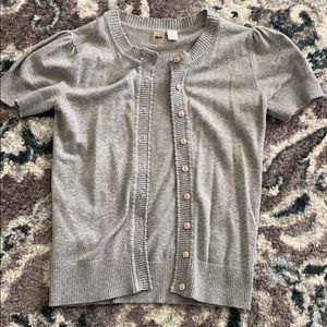Nordstrom Brass plum grey button up cardigan